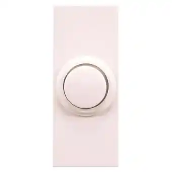 Walmart Heath Zenith SL-7393-02 Doorbell Wrls Push-Button Round, White offer