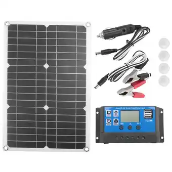 Walmart 180W Solar Panel Kit 12V Battery Charger with 50A Controller for Caravan Boat RV offer