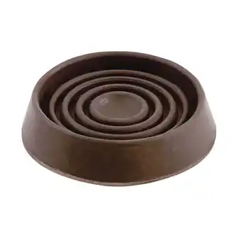 Walmart Shepherd 1-1/2 in. Brown Smooth Rubber Furniture Cups (4 per Pack) offer