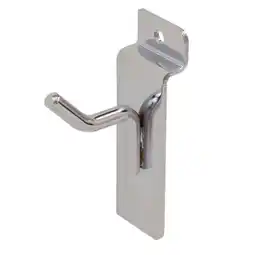 Walmart Econoco Deluxe Hook for Slat Wall, 1 Chrome (Pack of 96) offer