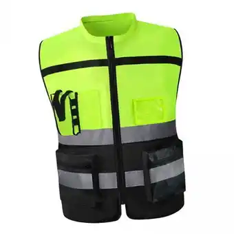 Walmart Menolana 2xHigh Visibility Vest Breathable Work Road Lightweight Reflective Vest XXL Yellow offer