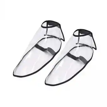 Walmart Stgfyxgs 4xHair Salon Shoe Cover PVC Haircut Shoes Cover for Hair Dye or Hair Cut Salon offer