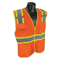 Walmart Condor High Visibility Vest,Orange/Red,2XL/3XL 53YN55 offer