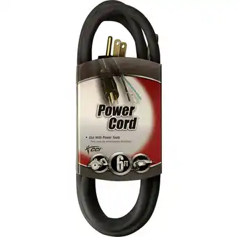 Walmart Coleman Cable 09857 14/3 SJEO Power Tool Replacement Cord, 6-Foot offer