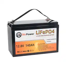 Walmart BtrPower Lithium Iron Phosphate 12V Automotive Battery, Top Post for RV Deep Cycles Solar System offer