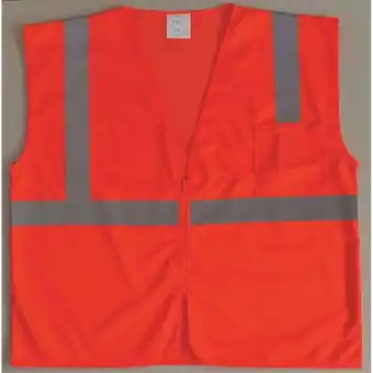 Walmart Condor U-Block Vest, Class2 Orange/Red, 4XL 53YK89 offer