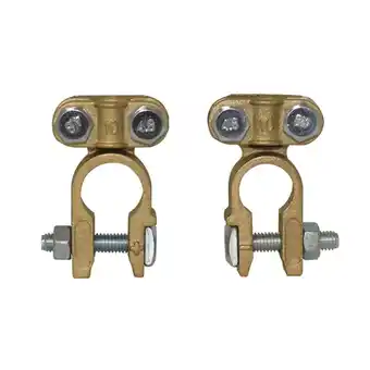 Walmart Yannee Brass Battery Terminals Positive 17 19mm Negative 15 17mm for Strong Clamp-Cable Wire Conduit offer