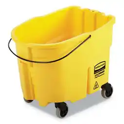 Walmart Rubbermaid Commercial Wave Brake 2.0 Bucket, Yellow offer