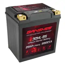 Walmart BTX30L-LiFePO4 Lithium Motorcycle Battery 12V 28Ah Replacement Powersport Battery offer