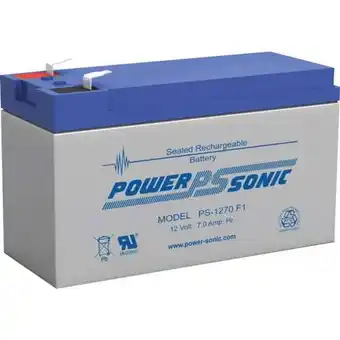 Walmart Power-sonic Rechargeable Sealed Lead Acid 12 Volt Automotive Battery, 63, 850 CCA offer