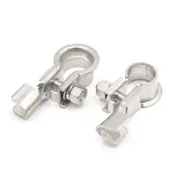 Walmart Unique Bargains 2 Pcs Metal Positive Negative Port Battery Terminals Clamps Connector Clips offer