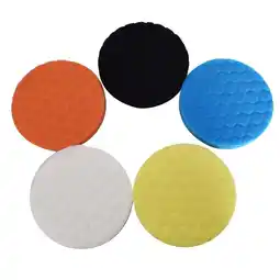 Walmart 5Pcs 6 Inch Backing Plate Compound Buffing Sponge Pads Polishing Pads Kit offer