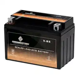 Walmart Chrome Battery Ytx9-Bs Power Sports Battery Replaces M329Bs 740-1825 44025 Ctx9-Bs offer