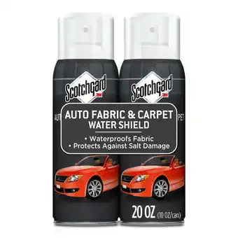 Walmart Scotchgard Auto Interior Fabric & Carpet Protector, Total 20 fl oz., 2 Cans offer