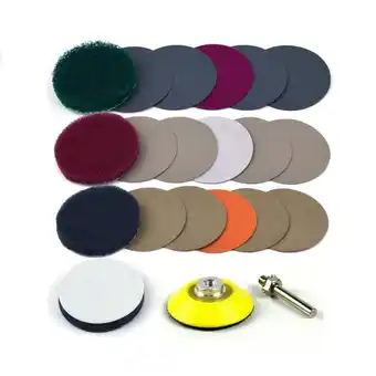 Walmart 2 Inch Headlight Polishing Scouring Pad Restoration DIY Kit For Electric Drill offer