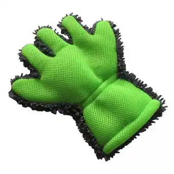 Walmart lacooooppia 2xWash Mitts Premium for Car Cleaning Interior Exterior Green offer