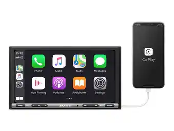 Walmart Sony XAV-AX150-Apple CarPlay/Android Auto-7 Touchscreen-Double-DIN In-Dash Unit-55 Wattsx4 New offer