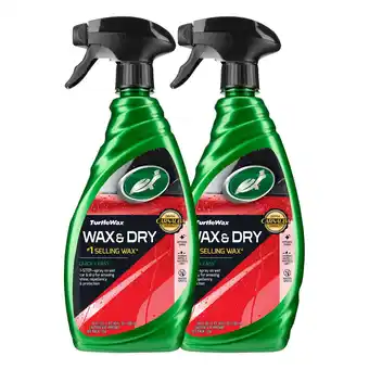 Walmart Turtle Wax Quick & Easy Wax & Dry Spray Wax 26 fl oz 2 Pack offer