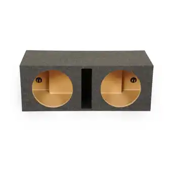 Walmart QPower QSBASS10 Single 10 Vented Slot Ported Subwoofer Sub Enclosure Box offer