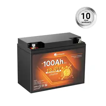 Walmart Dr. Prepare Mini 12V LiFePO4 Battery 1280Wh Lithium Battery with 100A BMS offer