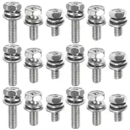 Walmart 18pcs Stainless Steel Nuts and Bolt Motorcycle Battery Terminal Bolt Nut Kits offer