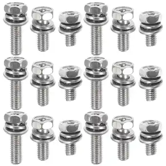 Walmart 18pcs Stainless Steel Nuts and Bolt Motorcycle Battery Terminal Bolt Nut Kits offer