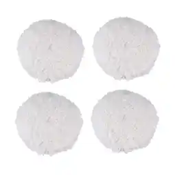 Walmart 4X 7 Inch Inch 180mm Soft Wool Clean Polishing Buffing Bonnet Pad for Car Auto Polisher offer