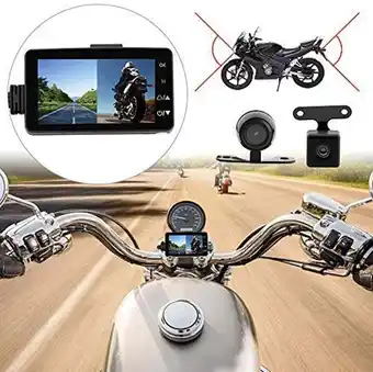 Walmart Motorcycle Dash Cam Front Rear Camera Dual Video HD 1080p offer