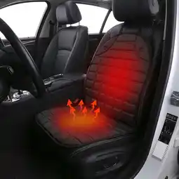 Walmart RKZDSR 12V Universal Car Heated Seat Cushion for Winter Warmth offer