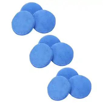 Walmart 9 x Microfibre Foam Sponge Polish Wax Applicator Pads Car Home Cleaning offer