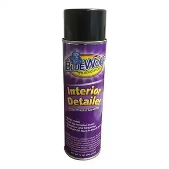 Walmart Blue Wolf Sales & Service Interior Detailer Aerosol Spray - 12 oz offer