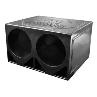 Walmart QPower QBOMB12TB Dual 12 Triangle Ported Car Audio Subwoofer Box Enclosure offer