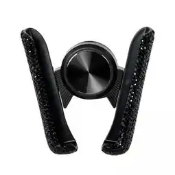 Walmart Almencla 2xCar Phone Holder Car Interior Accessories clip for Phone Pad Black offer