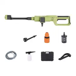 Walmart jicheng Cordless Pressure Washer Jet Wash for Boat Fence Cleaning Car Green offer