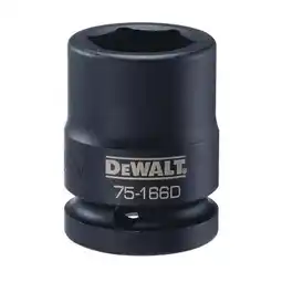 Walmart DeWalt DWMT75166OSP Metric Impact Socket, 6-Point, 3/4 In. Drive, 24mm - Quantity 1 offer