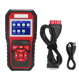 Walmart KW850 OBD2 EOBD Scanner Car Code Reader Tester Car Diagnostic Tool Instrument (Black Red) offer