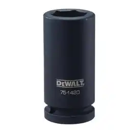 Walmart DeWalt DWMT75142OSP Metric Deep Impact Socket, 6-Point, 3/4 In. Drive, 25mm - Quantity 1 offer