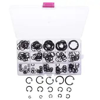 Walmart 175Pcs Circlip Set External Retaining Circlips Snap Assortment Set New offer