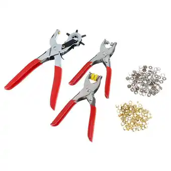 Walmart Leather Tool Eyelet Plier with Snap Buttons Grommets Hand Tools offer