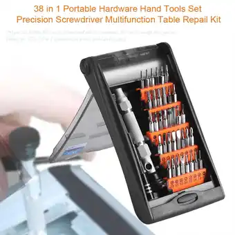 Walmart 38 in 1 Hardware Hand Tools Set Precision Screwdriver Multifunction Table Repail Kit offer