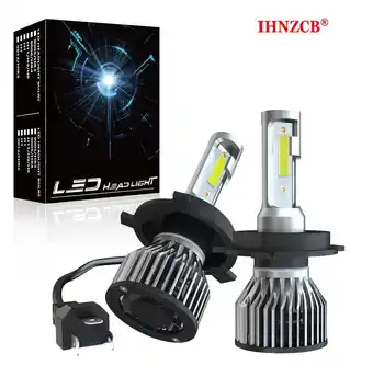 Walmart IHNZCB 9003 / H4 LED Headlights Kit Combo Bulbs 6000K High-Low Beam Super White Bright offer