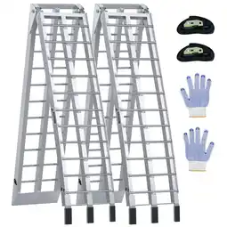 Walmart KROAK 2PCS Aluminum Loading Ramps 1700 lbs, 7.5 ft Folding ATV Ramps offer