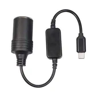 Walmart USB C Type C to 12V Car Cigarette Lighter Socket Female Adapter] Converter T9C5 offer