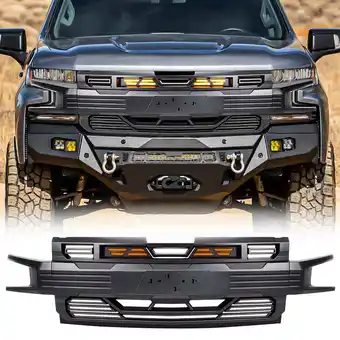 Walmart American Modified Armor Grille 2019-2021 Chevy Silverado 1500, Matte Black offer