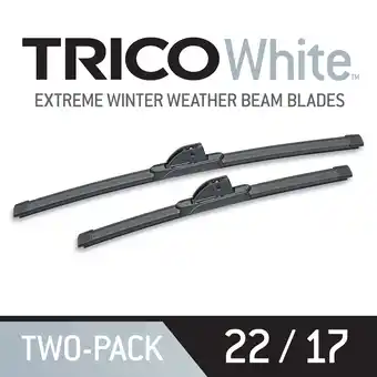 Walmart TRICO White 2 Pack, 22 + 17 Extreme Weather Winter Beam Wiper Blades (35-2217) offer