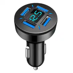 Walmart 66W Car Fast Charger Quick Charge Cigarette Lighter Adapter 4-Port USB A+USB C P6N2 offer