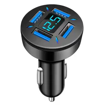 Walmart 66W Car Fast Charger Quick Charge Cigarette Lighter Adapter 4-Port USB A+USB C P6N2 offer