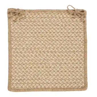 Walmart Colonial Mills Natural Wool Houndstooth - Tea Chair Pad (single) offer