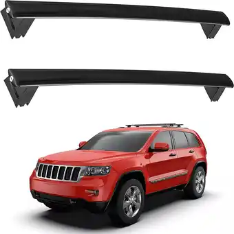 Walmart MOSTPLUS Roof Rack Cross Bars Luggage Carrier for 2011-2021 Jeep Grand Cherokee W/ Side Rails offer