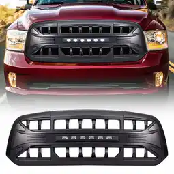 Walmart AMERICAN MODIFIED Armor Grille for 13-18 Dodge Ram 1500, 19-23 Ram 1500 offer